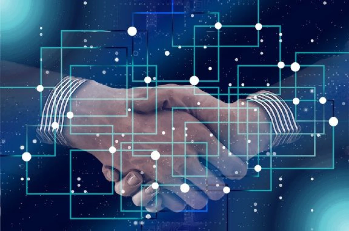 Block chain and handshake